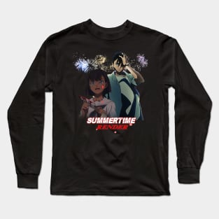 Summertime Render ''FIREWORKS'' Anime Manga Long Sleeve T-Shirt